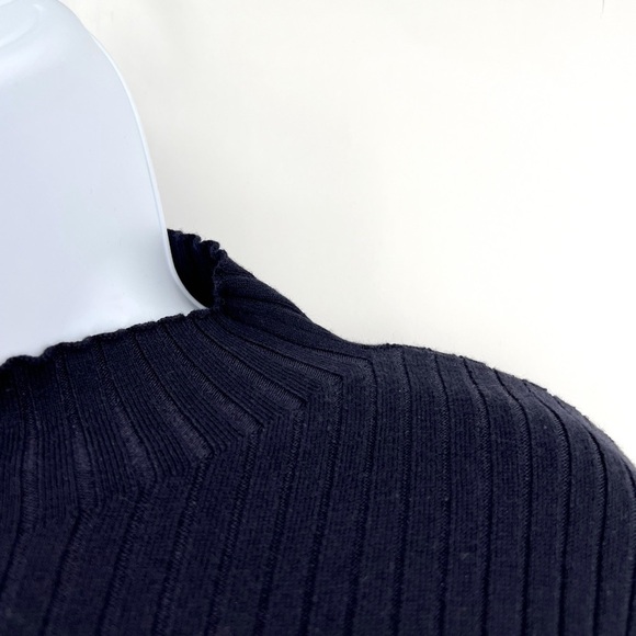 Paper Label ribbed mockneck sweater NWOT - Picture 5 of 6